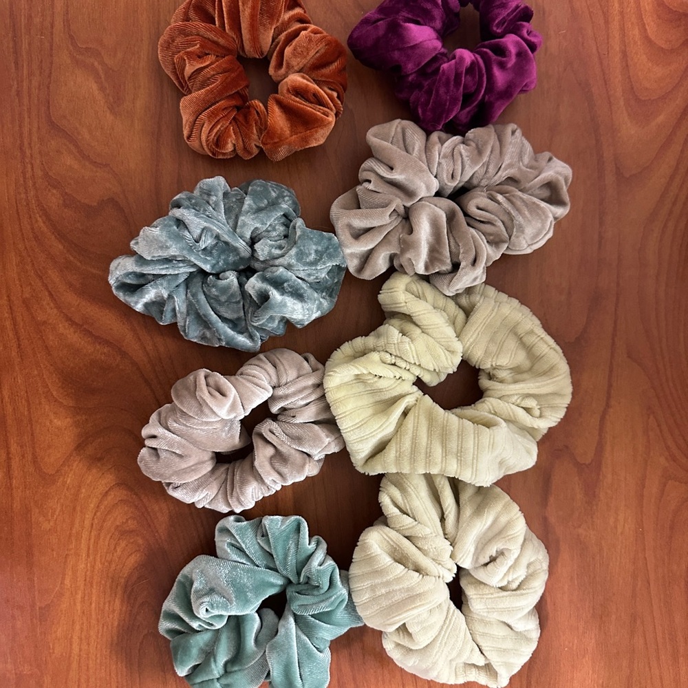 Velvet Scrunchie Set - Multicolor